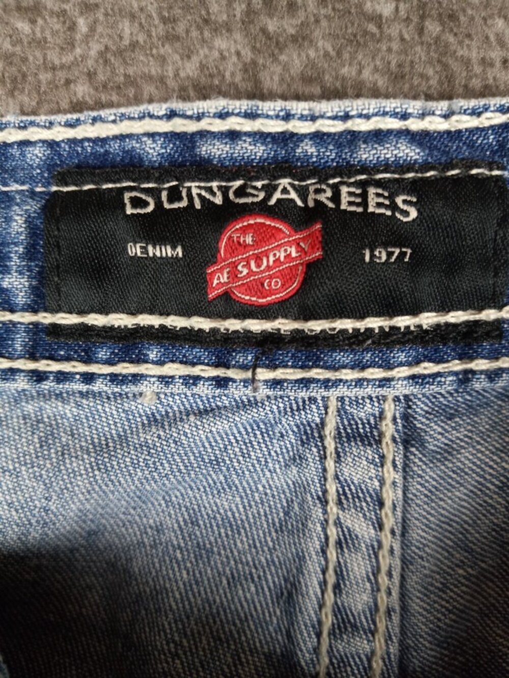 American Eagle AE Supply Jeans Womens Size 8 (31x31) Wide Leg VTG Y2K - Picture 9 of 16